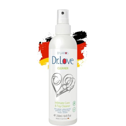 Dr.Love Premium Cleaner | 250ml | 2in1 -Reinigungsmittel - Ohne Alkohol | Reinigungsmittel für Silikon & Latex | Pflege und Cleaner für dein Toy und den Intimbereich | Made in Germany
