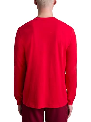 Image of Champion Men's Classic Long Sleeve T-Shirt, Standard Fit, Script & C Logo, Available in Regular and Big & Tall