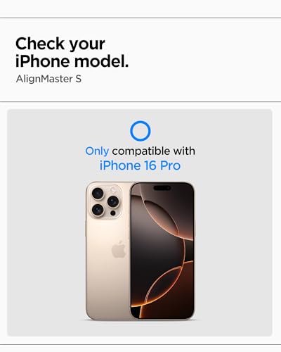 Image of Spigen AlignMaster S [Privacy] Tempered Glass Screen Guard for iPhone 16 Pro [2 Pack]