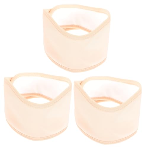 PATKAW 3 Piezas accesorios skincare relajacion aceite de recino Cómodo envoltorio de aceite de ricino castor oil envoltura de aceite de ricino envoltura de cuello de aceite de ricino paño