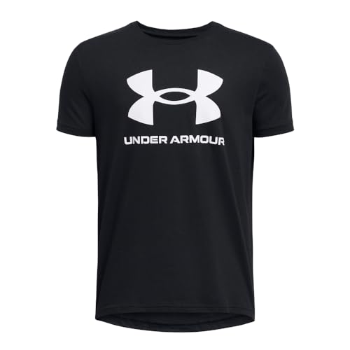 UNDER ARMOUR  &イングランドのＴシャツ Amazon.com: Under Armour Boys' Sportstyle Logo Short-Sleeve T