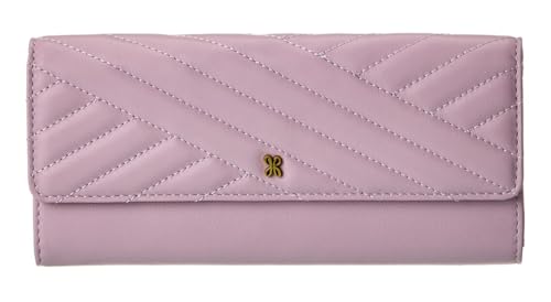 HOBO Womens Jill Large Bifold Wallet Lavender One Size