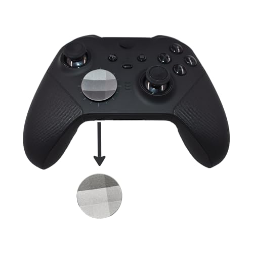 Image of 2 Pack Elite 2 Metal D-Pads Replacement for Xbox One Elite Series 2 Controller, Magnetic Standard D-Pad and Faceted D-Pad for Xbox One Elite Series 2 /Series 2 Core /Series 1 Controller (Silver)