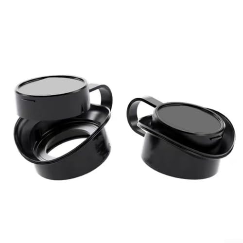 Cubierta antipolvo de silicona para microscopio para protección ocular compatible con WF10X25 anillo ajustable diseñado para uso de microscopio estéreo en laboratorios