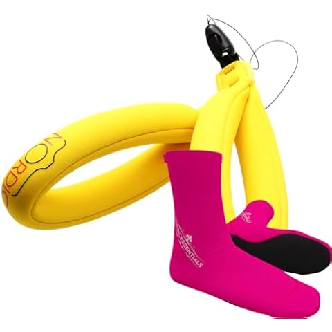 Nordic Flash Camera Floats 2p - Yellow Yellow Bundle with Beach Socks 1p S - Pink Cover
