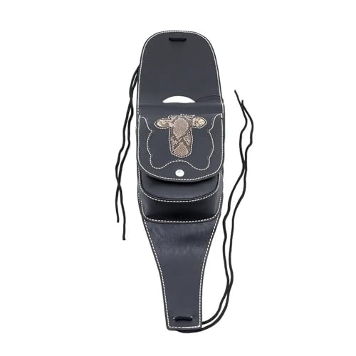 Sacoche réservoir cuir noir moto Harley Sportster look vintage premium