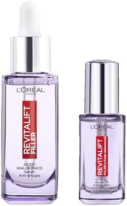 Rutina L'Oréal Paris Revitalift Filler Sérum Antiedad con Ácido H...