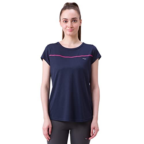 Image of berge' Ladies Polyester Dry Fit Western Shirts & Tshirts for Women, Quick Drying & Breathable Fabric, Gym Wear Tees & Workout Tops
