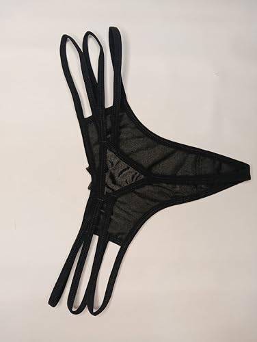 ELEG & STILANCE Woman's Nylon Hot Breathable G-String Thong Bikini Size 30 to 34 (Pack of 3) (in, Alpha, L, Regular, Leopard Print) Multicolour - Image 5 thumbnail