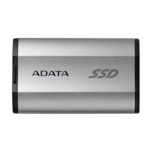 ADATA 2000 GB SD810 External SSD Durable, Silver Grey, SD810-2000G-CSG
