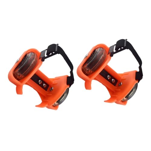 WHAMVOX Adjustable Heel Wheels for Roller Skates Sturdy Skating Shoes Led Wheels for Boys and Girls