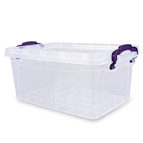 livessa Aufbewahrungsbox mit Deckel - Aufbewahrungsbox, Box mit Deckel, Aufbewahrung, Aufbewahrungsboxen, Boxenaufbewahrung, Kiste (13,7 L, 2er Set) Cover