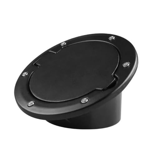 Bouchon de réservoir Jeep Wrangler JK en métal noir couvercle de protection robuste
