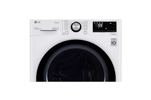 LG 24 in. Wide 2.4 Cu. Ft. Compact Stackable Front-Load Washer – White, Steam Cleaning, AI Fabric Sensor, Smart Pairing Compatible - Image 6