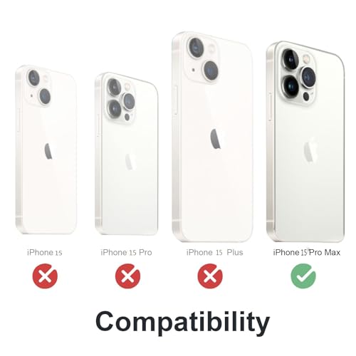 Coque de protection robuste pour iPhone 15 Pro Max durable avec protection écran rigide - 3