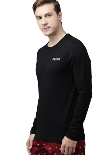 Image of Mens Printed Round Neck Half Sleeve /Long Sleeve 100% Cotton T-Shirt