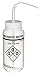 Lab Safety Supply Standard Spout; Wash Bottle; Plastic; Nonvented Wide Mouth 24J909-1 Each
