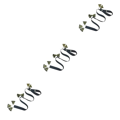 NOLITOY 3pcs for Dogs Dog Door Bell Pet Door Training 7 Thick Nylon Metal Snap