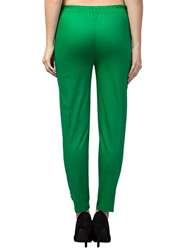 Image of Qute Women's Regular Fit Cotton Blend Casual Trousers (Pack of 1)