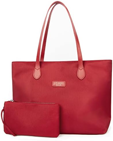 Tote Bags for Women Lightweight Handbags for Women Medium Water Resistant Nylon Shoulder Bag for Women Ladies Work Bags Shopping Bag Travel Bag Beach Bag School Bag