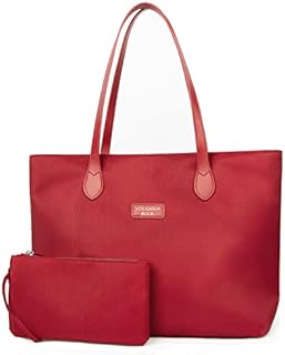 Tote Bags for Women Lightweight Handbags for Women Medium Water Resistant Nylon Shoulder Bag for Women Ladies Work Bags Shopping Bag Travel Bag Beach Bag School Bag
