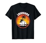 Photo Gallery vacanze estive zen tramonto retro palme louisiana maglietta Photo Gallery vacanze estive zen tramonto retro palme louisiana maglietta