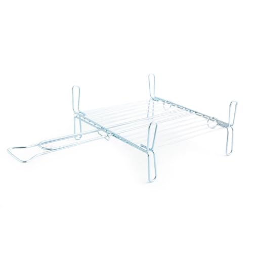 Quid Parrilla Prepara BBQ Metal Zinc 30 x 35 cm Doble (5 Unidades)