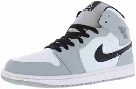 Jordan Mens Air 1 Mid Light Smoke Grey 554724 092 Size - 13