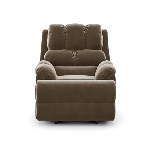 Image of Wakefit Recliner | 3 Year Warranty | Recliner Sofa 1 Seater, XpertGRID Technology, Designed for Supreme Comfort & Relaxation, Easy DIY Assembly, 145 kg Weight Capacity, Electric Virelia (Stone)