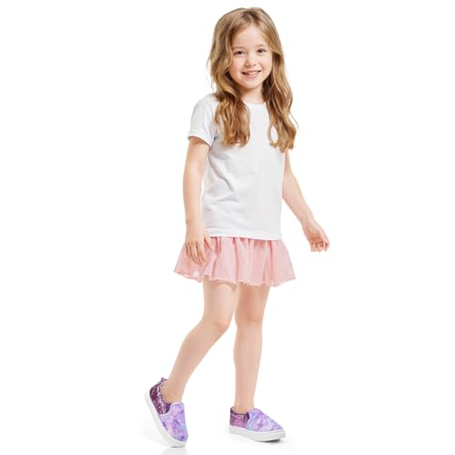 Image of K KomForme Toddler Sneakers for Girls Boys Slip On Canvas Walking Shoes | Lightweight, Comfortable