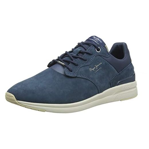 Pepe Jeans JAYKER Dual D-Limit 19, Zapatillas para Hombre, Azul (584old Navy 584), 43 EU