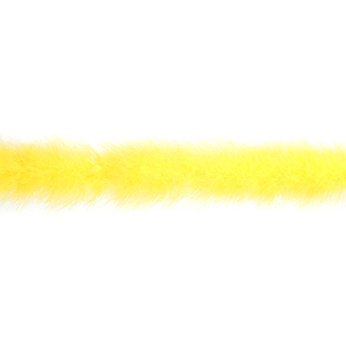 Zucker Feather Products Zucker Marabou Feather Boas Solid Colors-Yellow, 6Ft Long #TOP3
