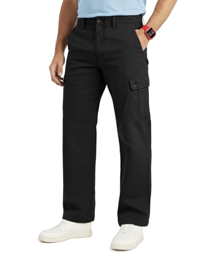 Męskie spodnie cargo NY Threads • 3 kolory • bawełna + elastan