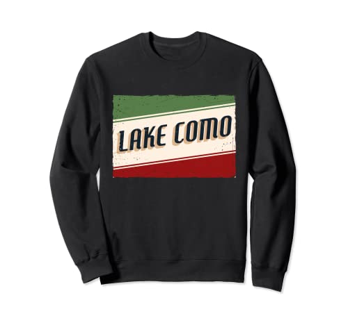 Lake Como Italy Flag Vacation Family Summer Trip Sweatshirt