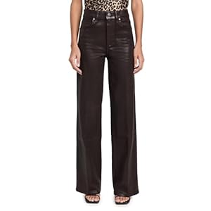 PAIGE Women’s Sasha 32″ Chicory Coffee Luxe Coating Jeans