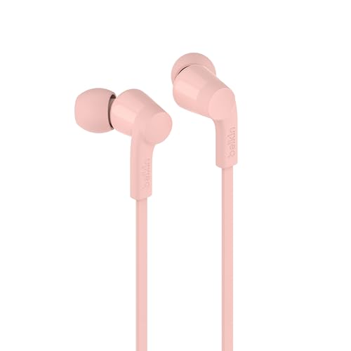 Image of Belkin SoundForm USB-C Wired Earbuds, In-Ear Wired Earphones with Microphone - Wired Earbuds for iPhone 16 /15, iPad Mini, Galaxy S24, Android & More - Pink