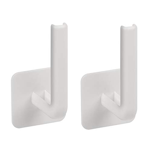 Naone フック まな板 スタンド 鍋蓋 立て コンパクト壁掛けフック収納小物 キッチン用 オフィス用 浴室 お風呂 引き戸とウィンドウハンドル壁掛け用 引き戸とウィンドウハンドル耐荷重5KGドアフック (2パック)