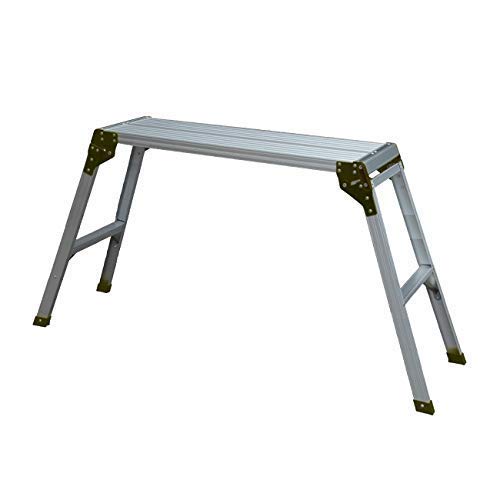 Preisvergleich Produktbild Alu Trittbank Arbeitsplattform Leiter Arbeitspodest Trittleiter ArbeitsbühnePlattform 75x30cm H2A
