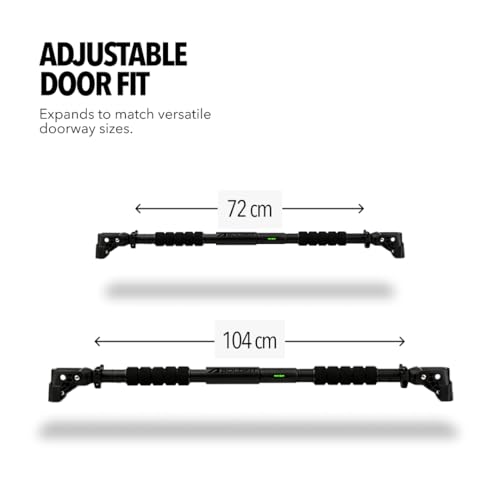 Image of Boldfit Pull Up Bars For Home Workout -Chin Up Bar Gym Accessories for Men Door Way Adjustable Hanging Rod Without Screw, Anti-skid Grip, Strength Training Exercise Bar