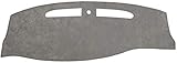 Seat Covers Unlimited Pontiac Fiero Dash Cover Mat Pad - Fits 1984-1988 (Custom Suede, Gray)