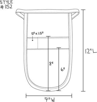 Averill's Sharper Uniforms Men's Server Money Pouch with Optional Attached Ties3