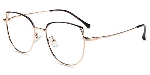 Exclusive Discount 60% Price Firmoo Blue Light Blocking Glasses, Anti Eyestrain Anti Headache Computer Glasses, UV Cut Blue Light Blocker for Digital Screens (Purple Gold Frame) One-Day Sale: Up to 70% Off Firmoo Blue Light Blocking Glasses, Anti Eyestrain Anti Headache Computer Glasses, UV Cut Blue Light Blocker for Digital Screens (Purple Gold Frame)