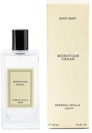 Cerería Mollá Spray Moroccan Cedar 100 ml | Ambientador en Bruma | Aroma Cálido y Exótico
