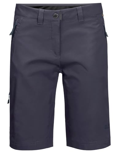Pantalones cortos Jack Wolfskin Activate Track de mujer elásticos y repelentes al agua 3