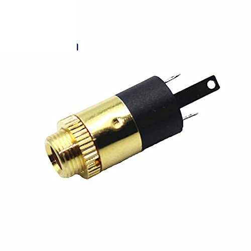 100PCS 3.5MMcylindrical Socket PJ-392 Stereo Female Socket Jack with Screw 3.5 Audio Video Headphone Connector PJ392 Gold Plated