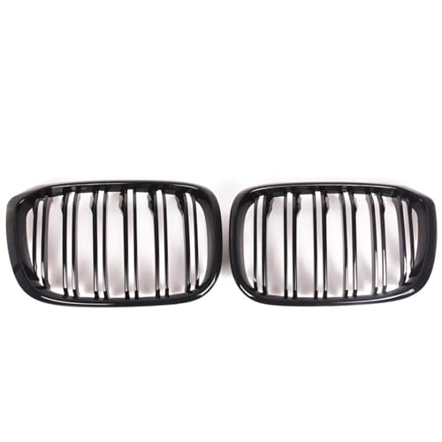 Calandre Avant Noire Brillante Style Lamelles pour BMW X3 G01 X4 G02