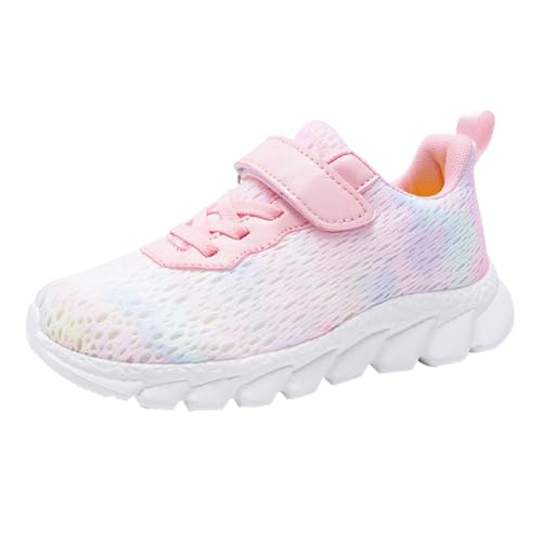 Girls Sneakers Casual Tennis Sports Shoes Lightweight Breathable Mesh Walking Footwear for Kids Soft Athletic Shoes
