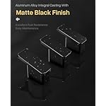 4-Pack Matte Black Towel Hook for Bathroom, Robe Coat Hook, Heavy Duty Wall Hooks for Hanging Bag Hat Mudroom Bedroom Shower Closet, Drill in Hanger Mount with Screw, Holder Back of Door Outdoor - Image 4