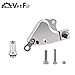Silver Intake Manifold Adapter with Recirculation Compatible with K24 Heads Compatible with K20 Style Manifold