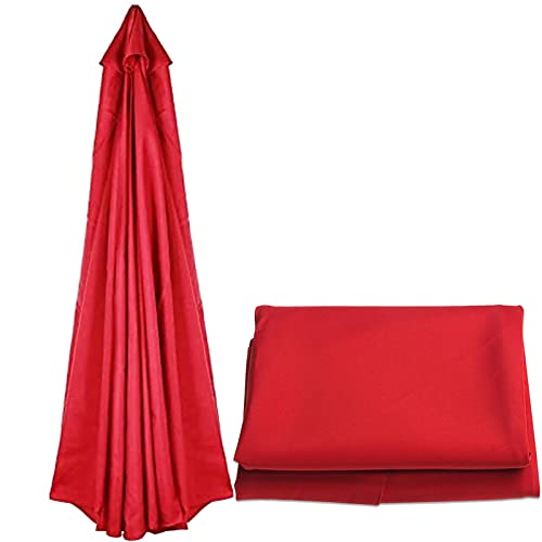 Lona de sombrilla para piscina y playa recambio impermeable beige de 300cm